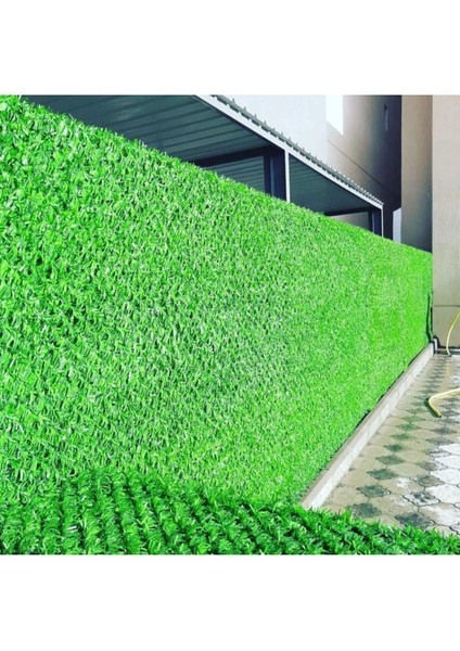 Çim Çit – Dekoratif Yeşil Bahçe Çim Çiti – Çimli Tel – 4.8 Göz - 2 Metre x 17 Metre