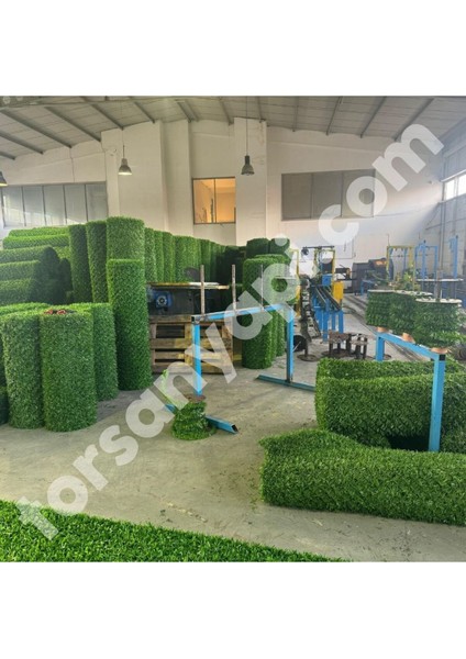 Çimli Tel – Dekoratif Yeşil Bahçe Çim Çit – 4.2 Göz - 1 Metre x 3 Metre