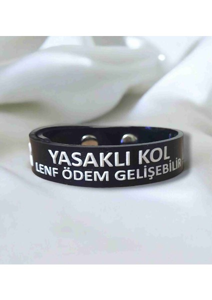 Meme Kanseri Farkındalık Bilekliği Lenfödem Bilekliği Yasaklı Kol Uyarı Bilekliği (Boyası Çıkmaz) fiyatları