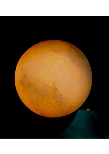 Çankırı Kristal Küre Model Kaya Tuzu Lambası 4 kg Ağırlığında Gri Tuzdan modelleri