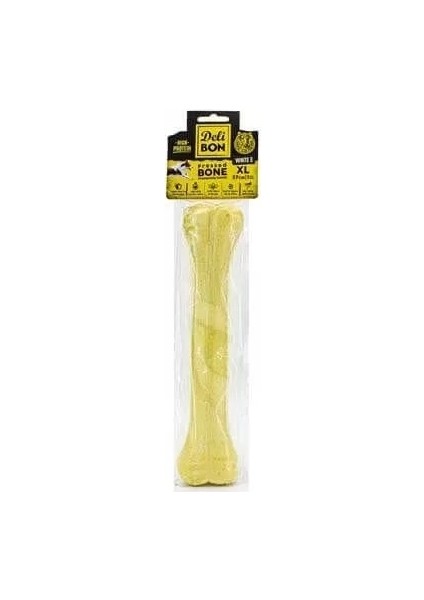 Deri Press Köpek Kemik Ödülü Medium Beyaz 27 cm 1 Adet