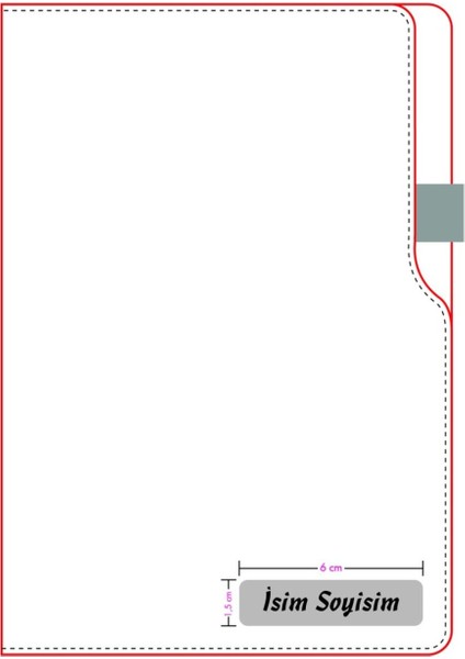 Gri Kanguru Cepli Kumaş Kişiye Özel Çizgili Düz Defter fırsatları