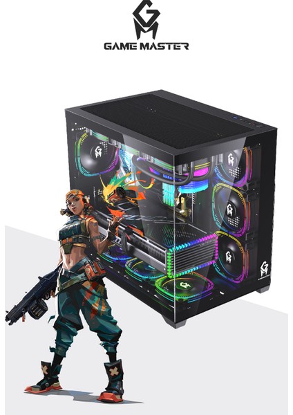 Atlantis 4060 Ryzen 5 5600 Cpu 32GB 3200MHZ Ram 512GB Nvme M.2 SSD RTX4060 Sıvı Soğutuculu Akvaryum Gaming Pc fırsatları