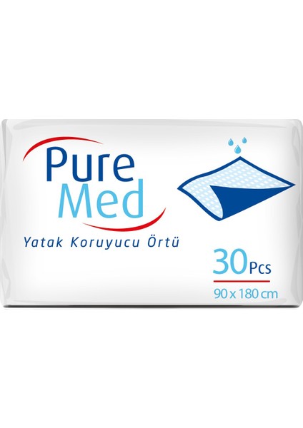 Puremed Hasta Yatak Koruyucu 90*180CM 90 Adet (3pk*30) fiyatları