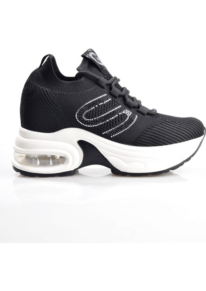 25Y300-1 Kadın Dolgu Topuk Spor Ayakkabı