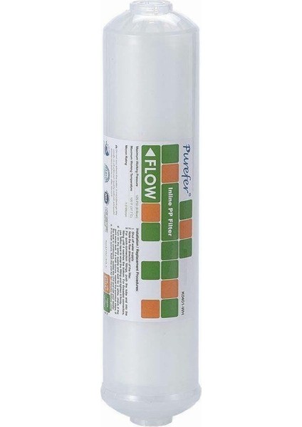 Purefer Inline Sediment Tortu Filtresi Nsf Sertifikalı