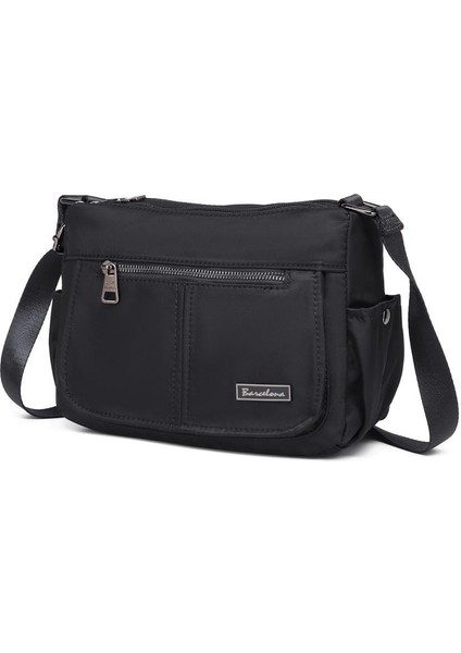 Saten Kumaş Askılı Postacı Kadın Çantası Barcelona 2143 indirimleri