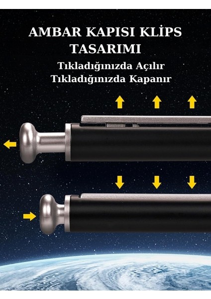 Metal Gövdeli 2'li Jel Kalem Seti - 0.7 mm Uc + 2 Yedek Mürekkep Kapsülü (Mavi Mürekkep) fırsatları