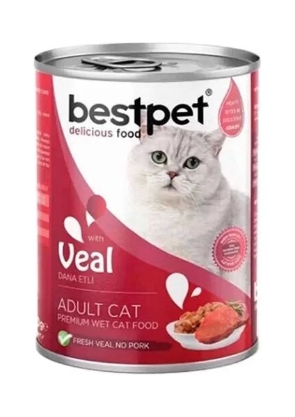 Bestpet Gravy Dana Etli Yetişkin Konserve Kedi Maması 85 gr