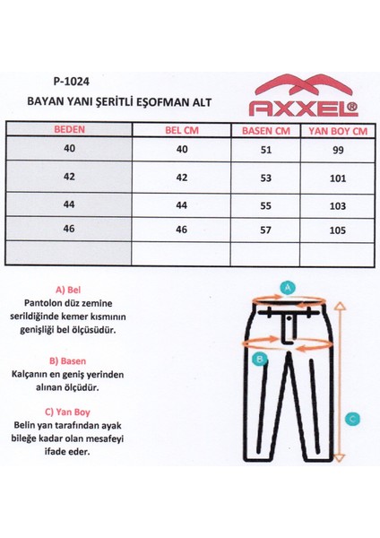 Kadın Lacivert Eşofman Alt Cepli Yanları Şeritli Pamuklu Rahat Esnek KUMAŞ-P1024