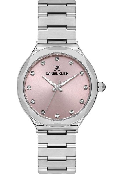 DK.1.13596-6 Quartz Çelik Kaplama 3 Atm Suya Dayanıklı Metalik Renk Kadın Kol Saati
