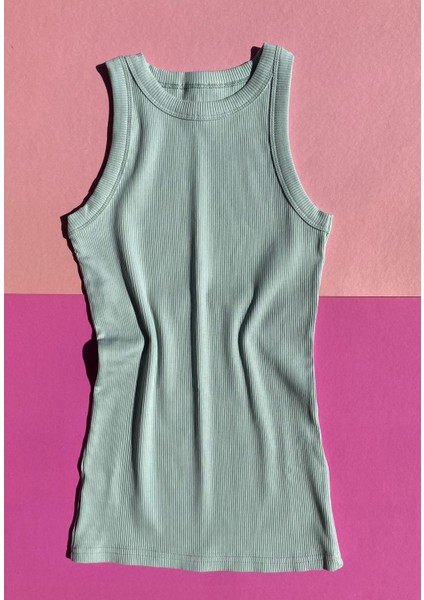 Halter Yaka 3'lü Çağla Yeşili ,siyah ve Patlıca Kurusu Mor Renk Pamuklu Likralı Bluz fiyatları