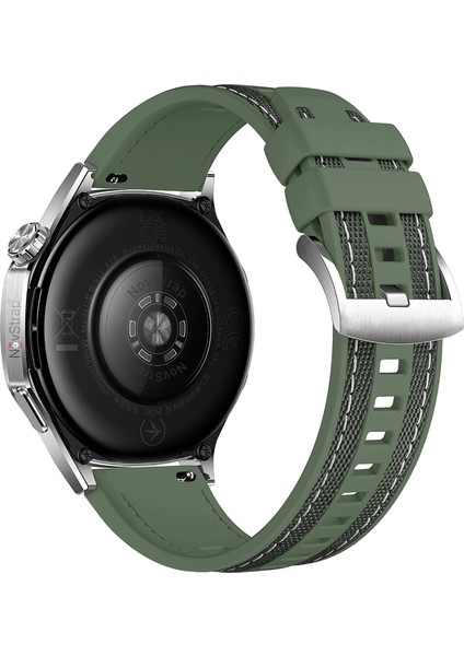 Samsung Galaxy Watch 4 5 6 7 Fe Classic 40 42 43 44 45 46 47 mm ile Uyumlu Kordon (20MM) Hybrid Dikişli Kumaş Silikon Kayış fırsatları