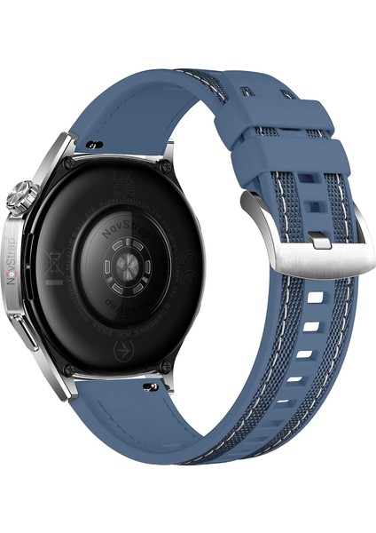 Samsung Galaxy Watch 4 5 6 7 Fe Classic 40 42 43 44 45 46 47 mm ile Uyumlu Kordon (20MM) Hybrid Dikişli Kumaş Silikon Kayış modelleri