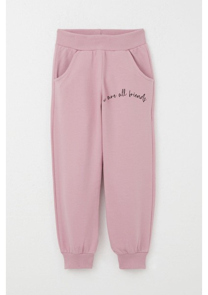 Kız Çocuk Eşofman Takım Arkadaşlık Temalı Sevimli Ayıcık Baskılı 1-4 Yaş, Gülkurusu indirimleri