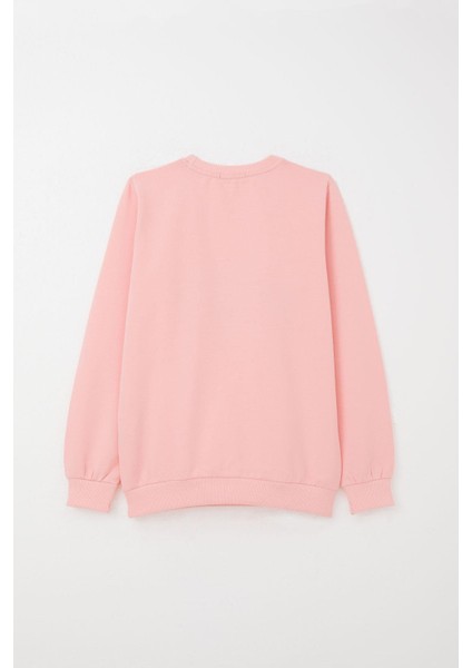 Kız Çocuk Eşofman Takım Moda Temalı Yazı Nakışlı 8-12 Yaş, Pembe fırsatları