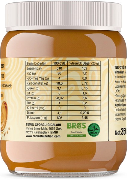 Yüksek Proteinli Fıstık Ezmesi
