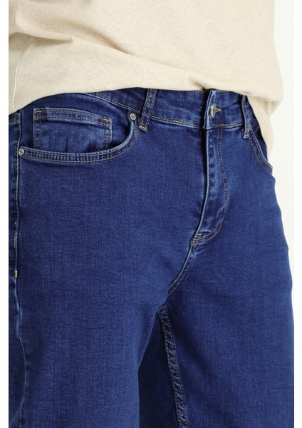 Slim Fit Dar Kesim Likralı Denim Pantolon modelleri