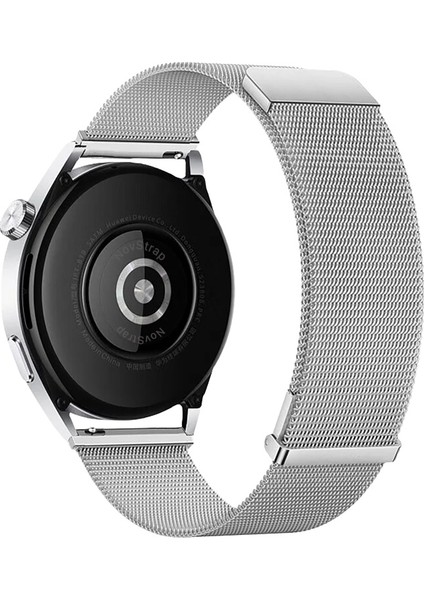 Huawei Watch GT6 41mm GT4 41mm GT5 41mm GT5 Pro 42mm ile Uyumlu Kordon (18mm) Çift Mıknatıslı Lansman Metal Hasır Çelik Kayış modelleri