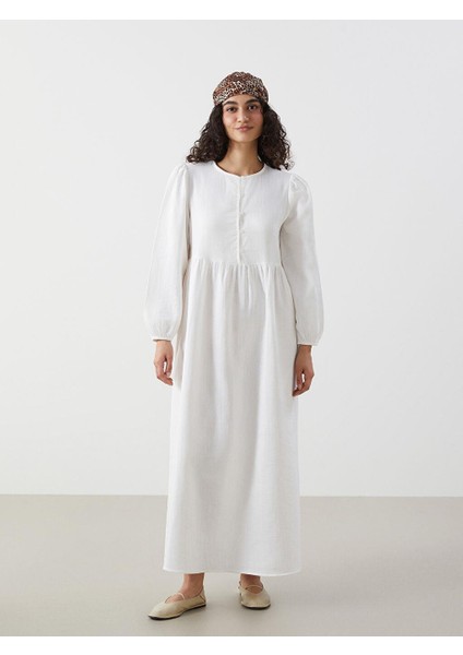 Lcw Modest Bisiklet Yaka Kadın Elbise