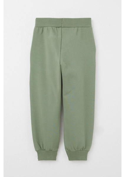 Erkek Çocuk Eşofman Takım Sevimli Fil Desenli 1-4 Yaş, Bej