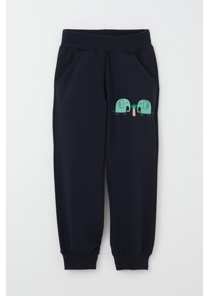 Erkek Çocuk Eşofman Takım Sevimli Fil Desenli 1-4 Yaş, Su Yeşili modelleri