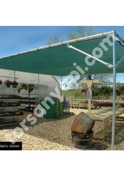Bahçe Çardak Gölgelik – Yüzde 55 LİK – Yeşil – Şeritli Halkalı - 4 Metre x 100 Metre