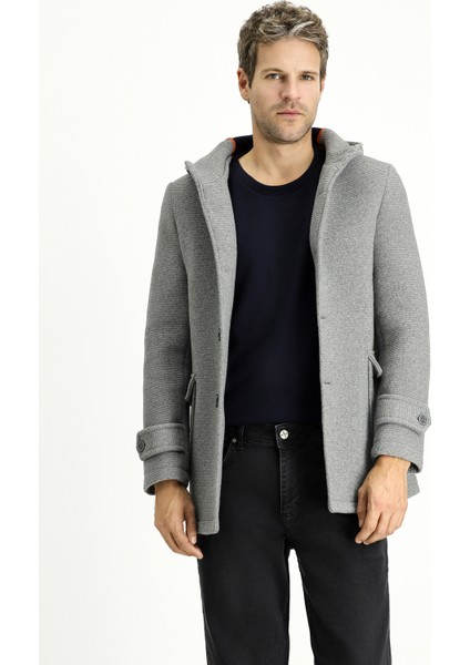 Yünlü Kapüşonlu Italyan Kaban modelleri