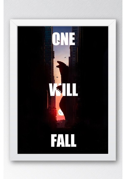 Godzilla Çerçeveli Tablo - Film Posteri Tablo