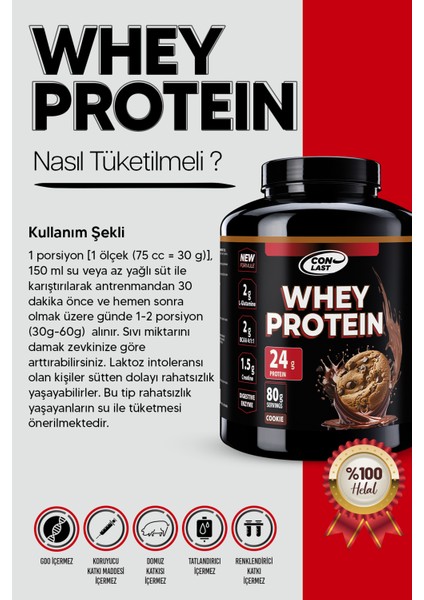 2'li Whey Protein 2000 gr Kurabiyeli fiyatları