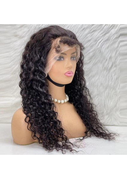Gerçek Front Lace Tül Peruk - Kabarık Afro - Doğal 70-75CM fiyatları