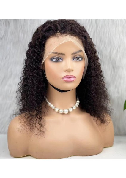 Gerçek Front Lace Tül Peruk - Kabarık Dalga - Doğal 50-55CM