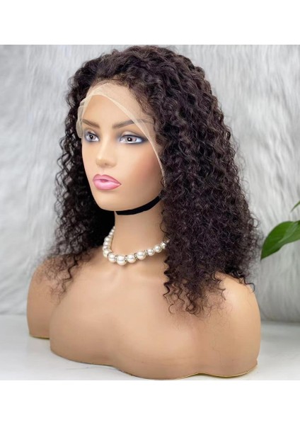 Gerçek Front Lace Tül Peruk - Kabarık Dalga - Doğal 50-55CM