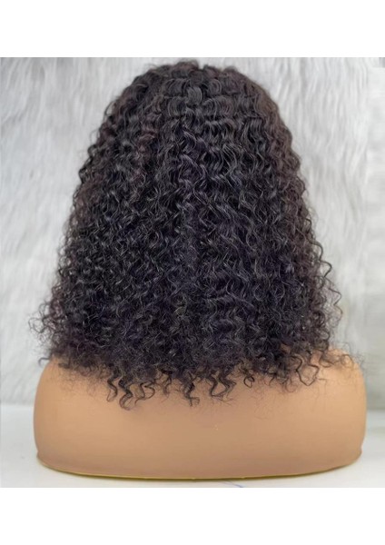Gerçek Front Lace Tül Peruk - Kabarık Dalga - Doğal 50-55CM