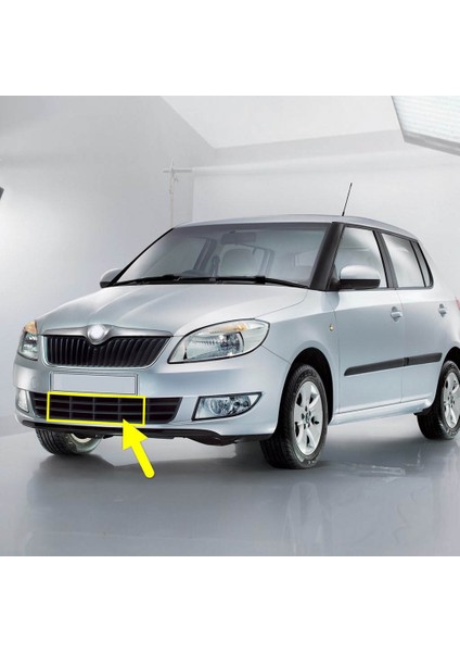 Skoda Fabia 2 2011-2014 Ön Tampon Izgara Orta Parçası 5J0853677A