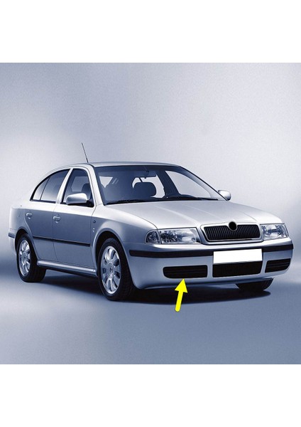 Skoda Octavia A4 2001-2009 Ön Tampon Sağ Kapak Izgarası 1U0807368B