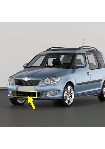 Skoda Roomster 2011-2015 Ön Tampon Izgara Orta Parçası 5J0853677A