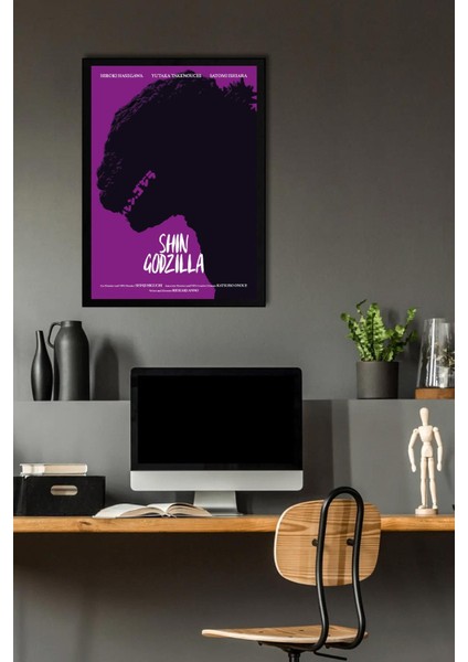 Shin Godzilla Çerçeveli Tablo - Film Posteri Tablo