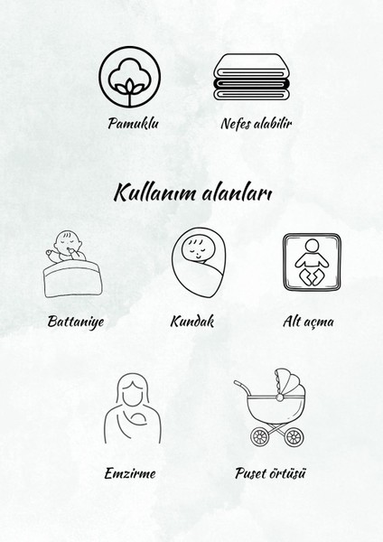 Bebek Müslin Örtü