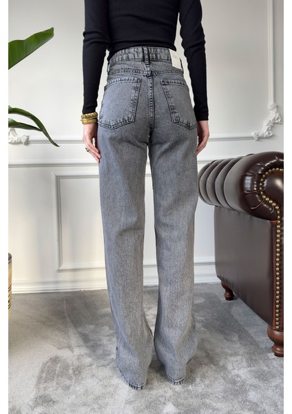 Orijinal Boru Paça Pantolon- Antrasit fırsatları