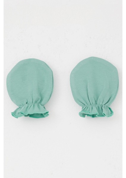 Yenidoğan Bebek Eldiven Basic Standart, Mint Yeşili