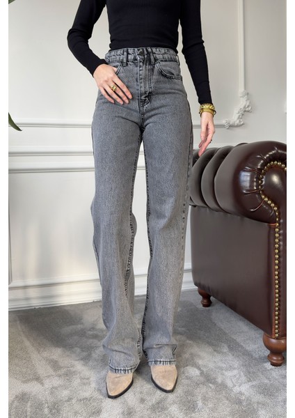 Orijinal Boru Paça Pantolon- Antrasit modelleri