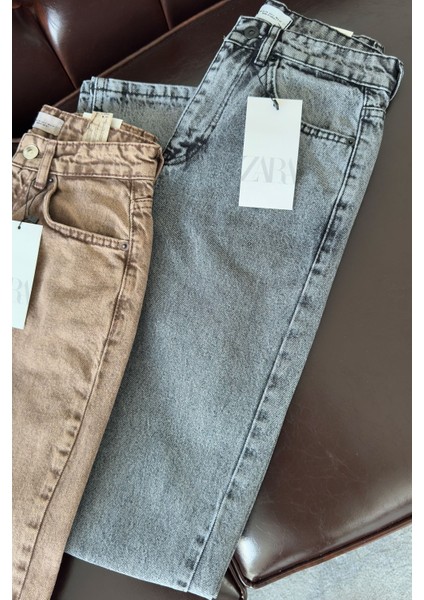 Orijinal Boru Paça Pantolon- Antrasit indirimleri