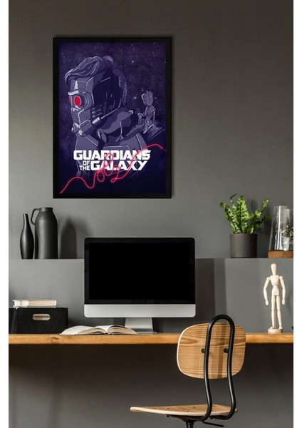 Guardians Of The Galaxy Çerçeveli Tablo - Galaksinin Koruyucuları Film Posteri Tablo fiyatları