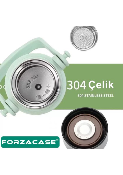 Paslanmaz Çelik 800 ml 10 Saat Sıcak Soğuk Tutan Çay Kahve Su Termosu - FC940