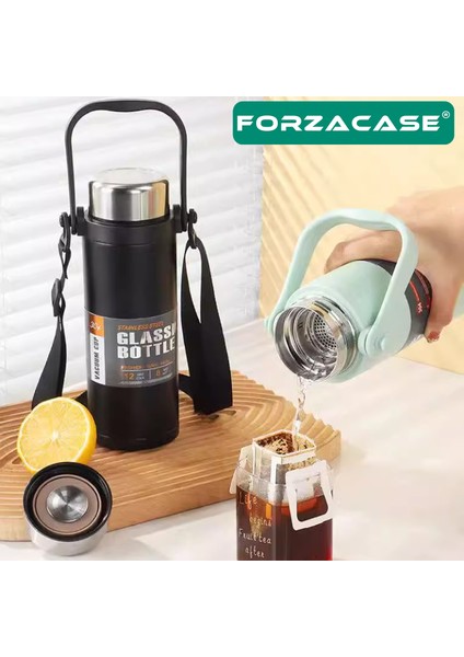 Paslanmaz Çelik 800 ml 10 Saat Sıcak Soğuk Tutan Çay Kahve Su Termosu - FC940