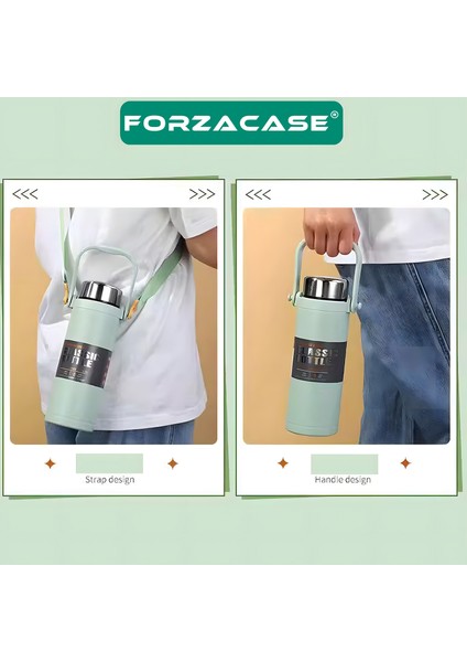 Paslanmaz Çelik 800 ml 10 Saat Sıcak Soğuk Tutan Çay Kahve Su Termosu - FC940