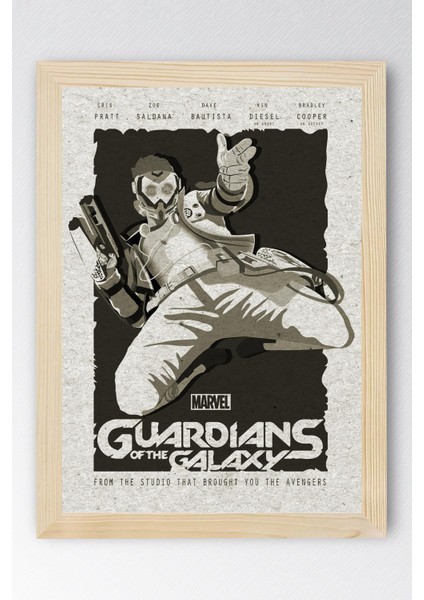 Guardians Of The Galaxy Çerçeveli Tablo - Galaksinin Koruyucuları Film Posteri Tablo