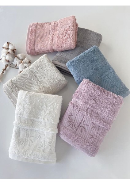 6lı Bambu 50X90 Havlu Seti modelleri