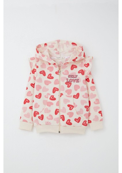 Kız Bebek Eşofman Takım Kalp Rüyası Omuzu Fırfırlı 9 Ay-3 Yaş, Krem fiyatları